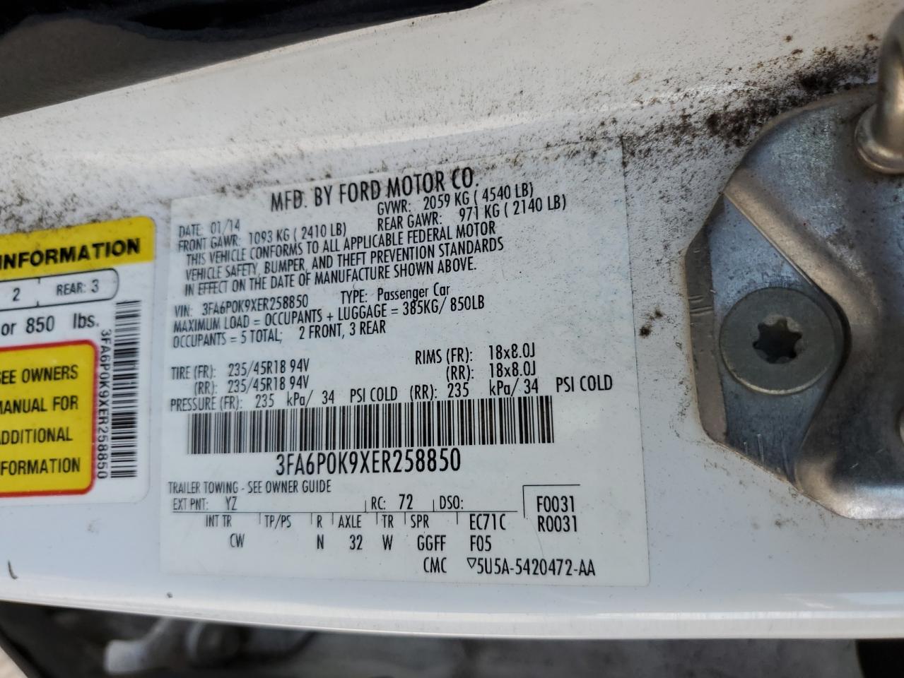 2014 Ford Fusion - Image 12