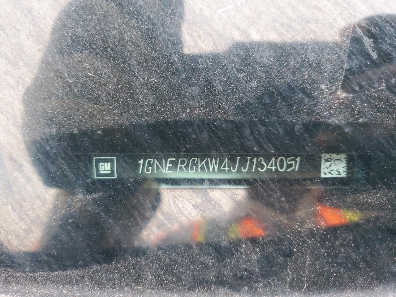 1GNERGKW4JJ134051 CHEVROLET TRAVERSE 2018