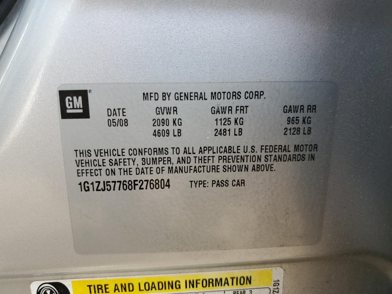 2008 Chevrolet Malibu - Image 12