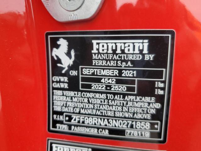2022 FERRARI ROMA   