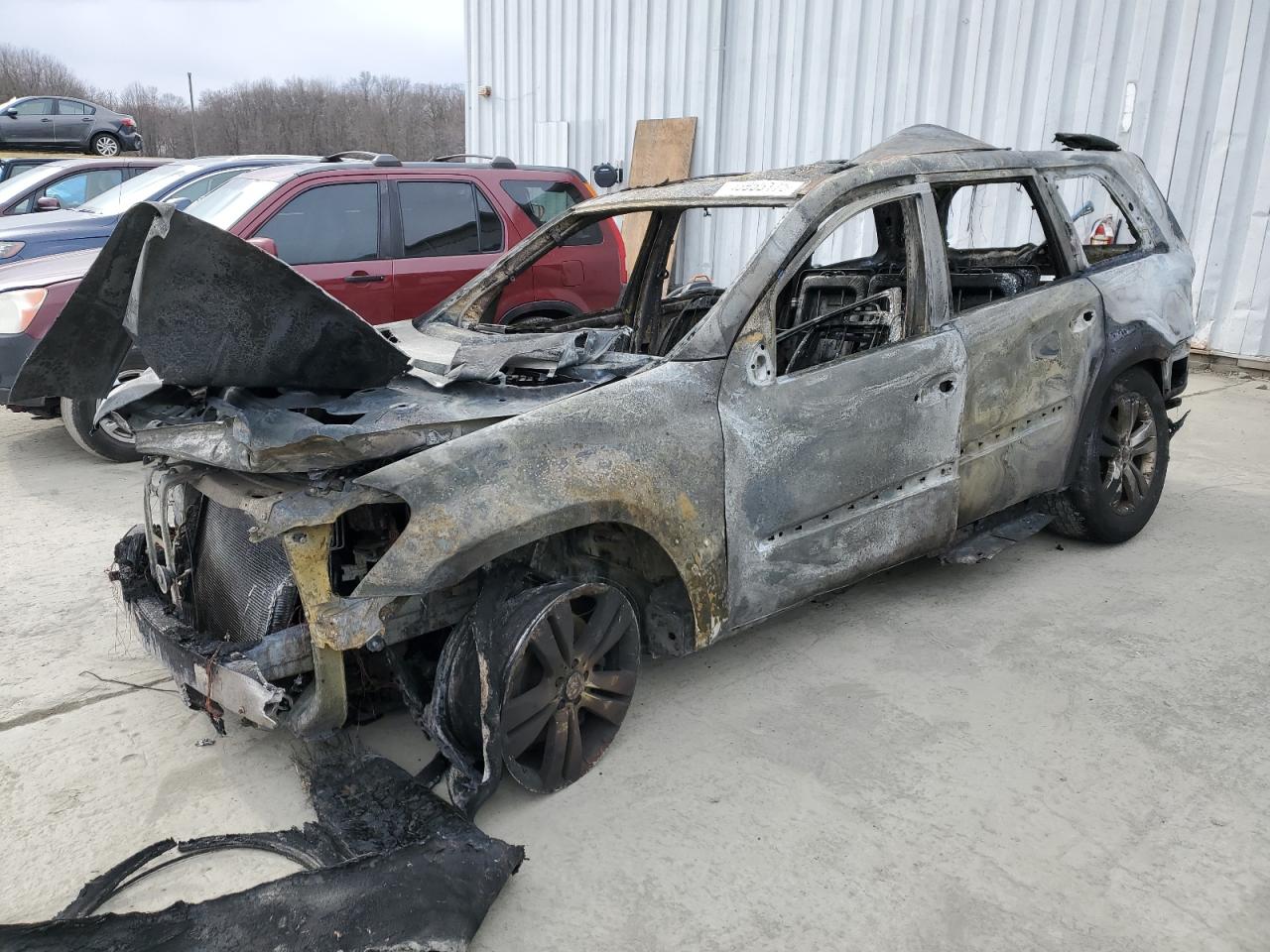 2011 Mercedes-Benz Gl 450 4Matic продається в Windsor, NJ - Burn