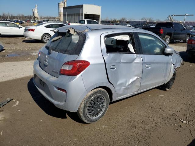 Hatchbacks MITSUBISHI MIRAGE 2017 Silver
