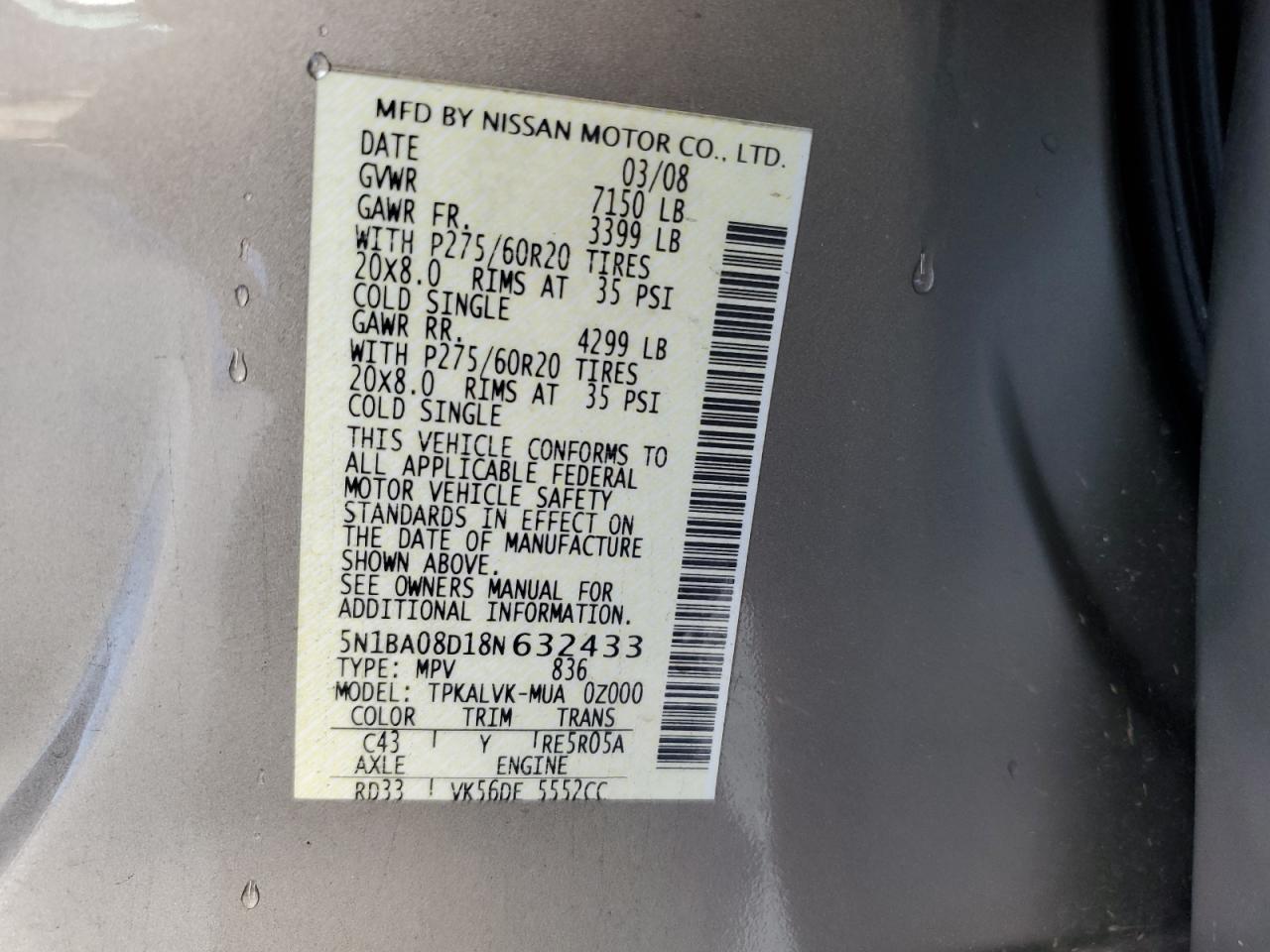 2008 Nissan Armada - Image 14