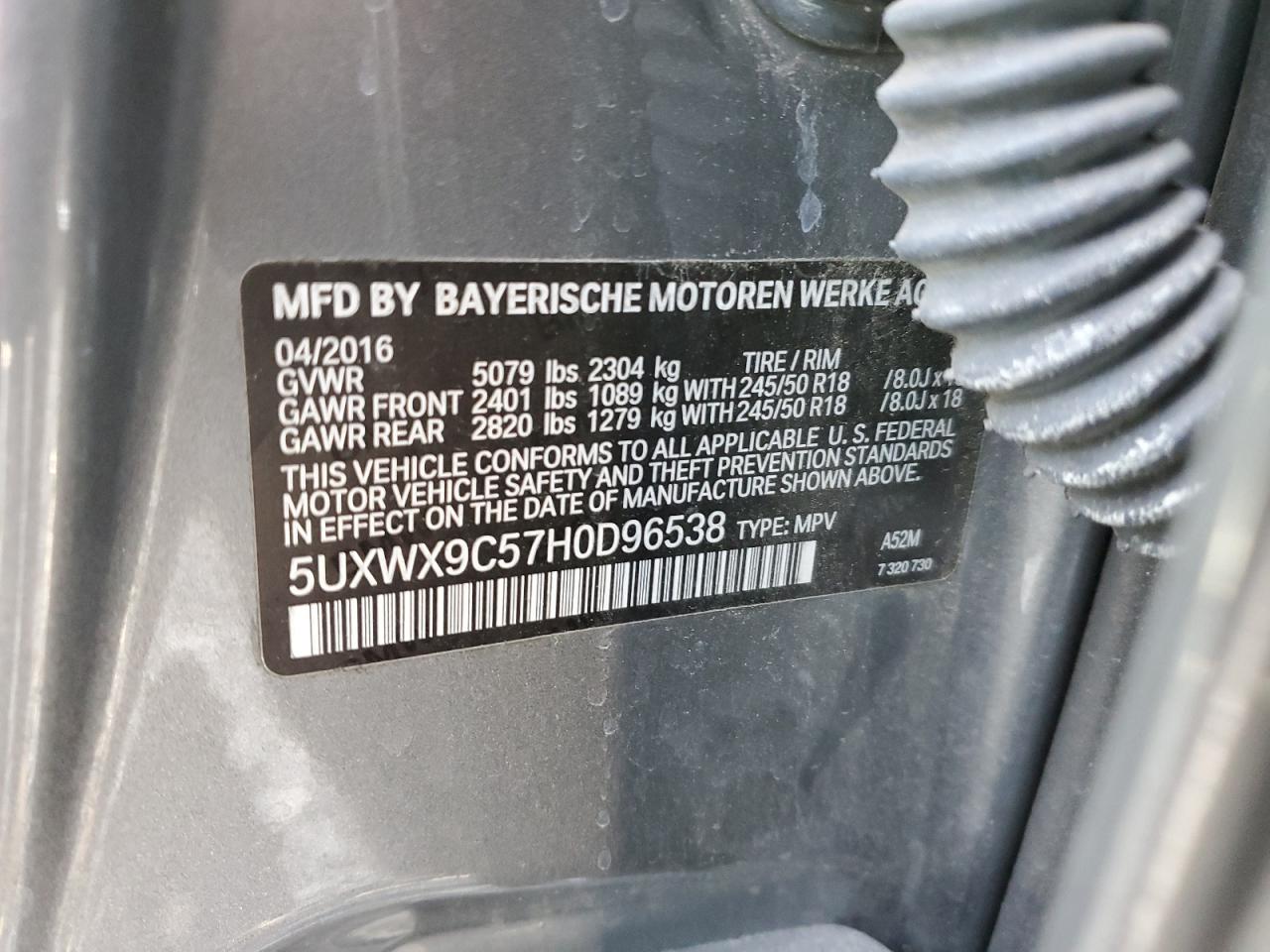 2017 BMW X3 - Image 13