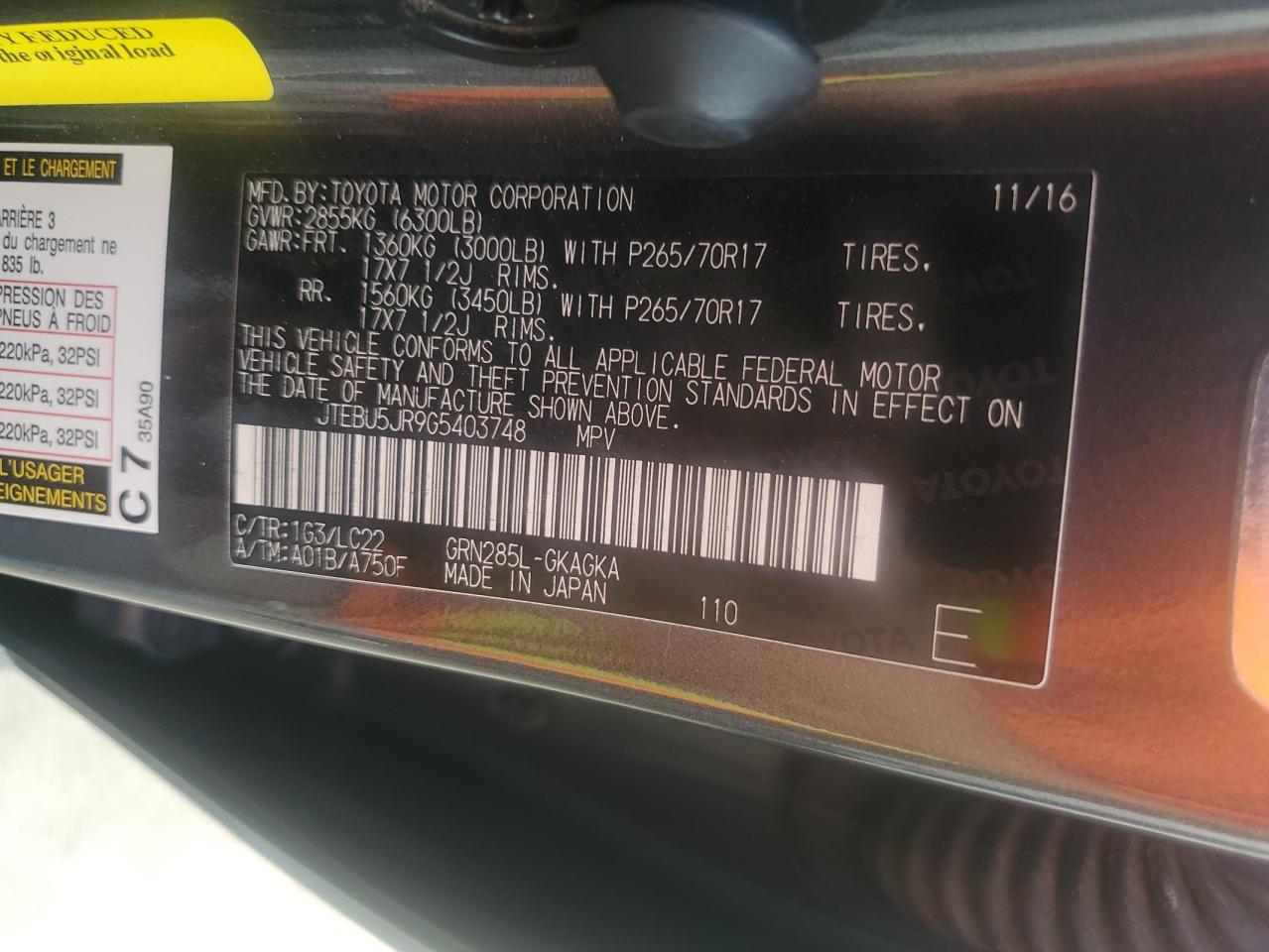 2016 Toyota 4Runner - Image 15