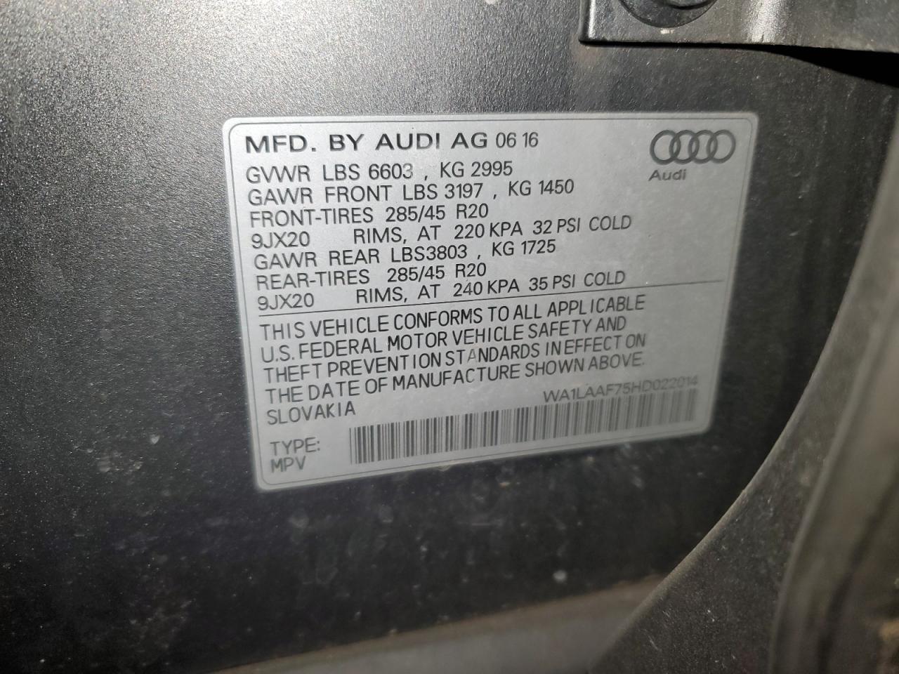 2017 Audi Q7 - Image 15