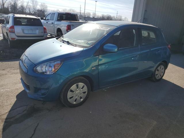 Hatchbacks MITSUBISHI MIRAGE 2015 Blue
