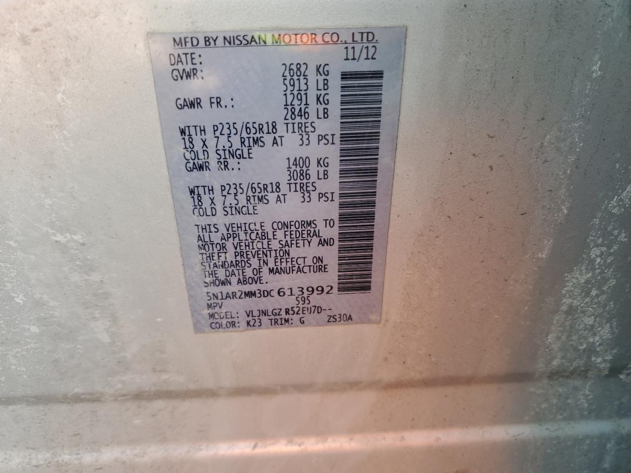 2013 Nissan Pathfinder - Image 13