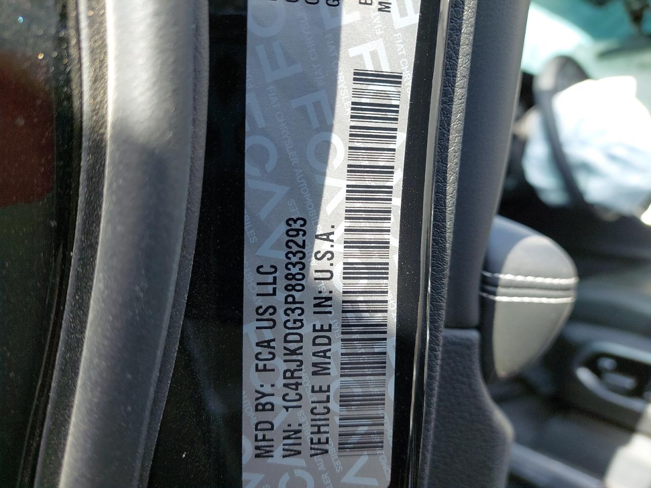 1C4RJKDG3P8833293 - 2023 Jeep GRAND CHEK - #43890405