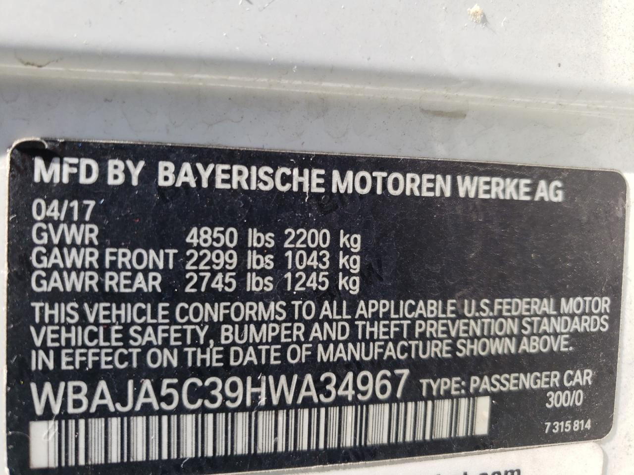 2017 BMW 5er - Image 13