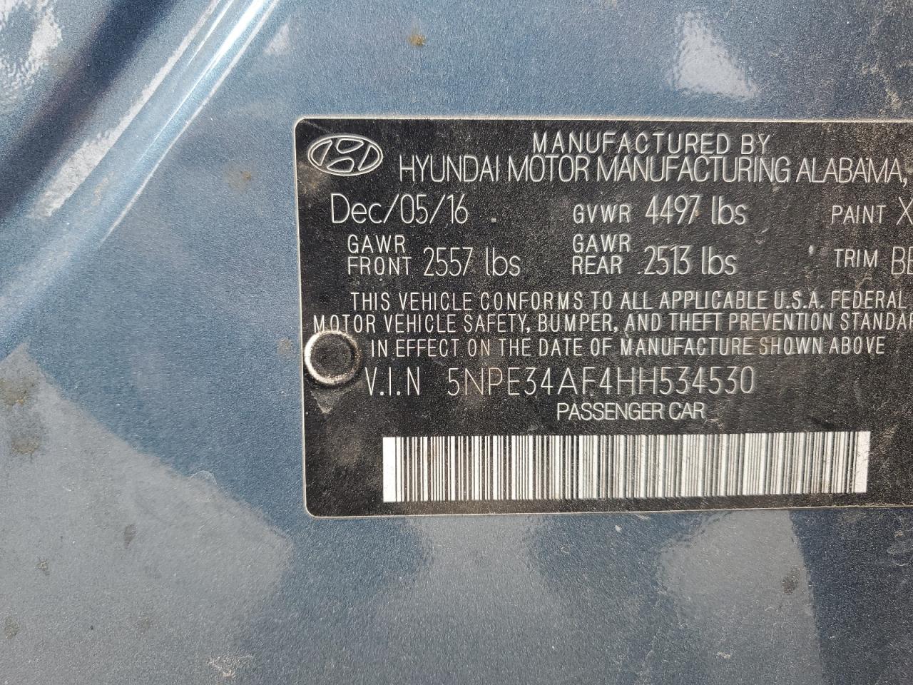 2017 Hyundai Sonata - Image 14