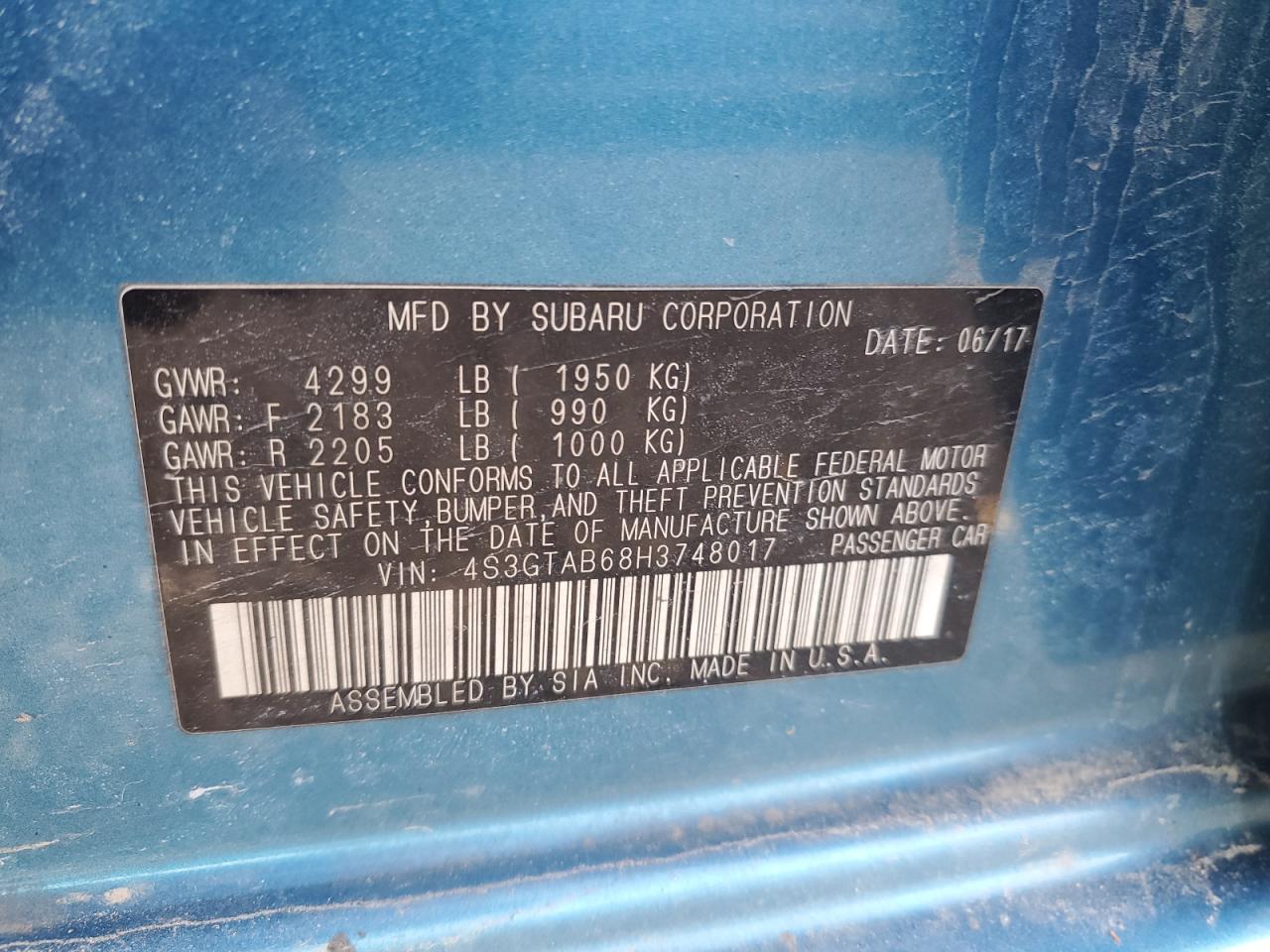 2017 Subaru Impreza - Image 12