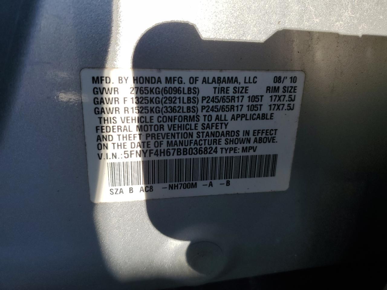 2011 Honda Pilot - Image 13