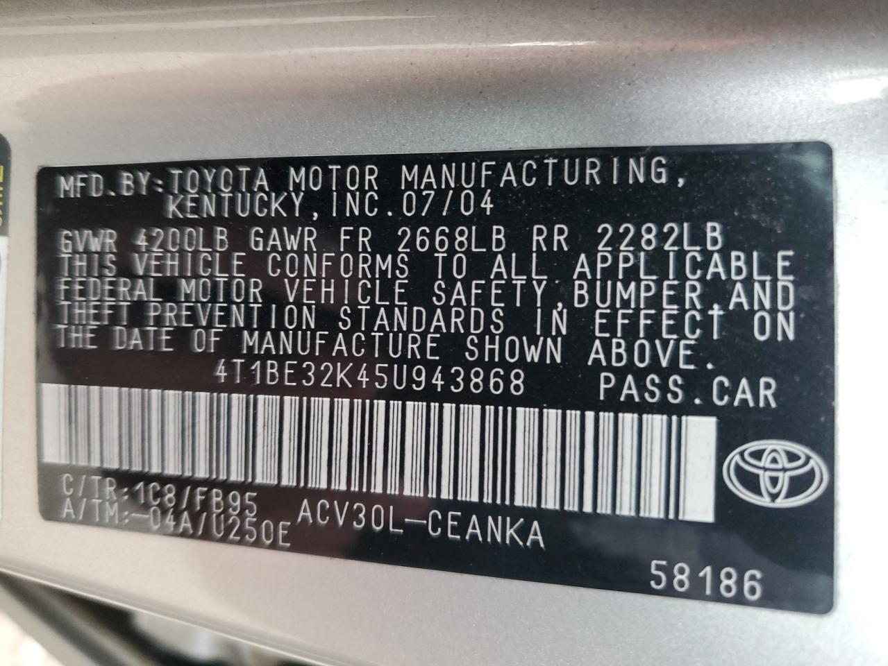 2005 Toyota Camry - Image 14