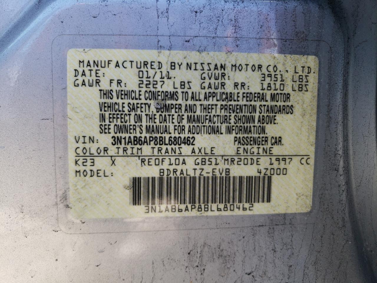 2011 Nissan Sentra - Image 12