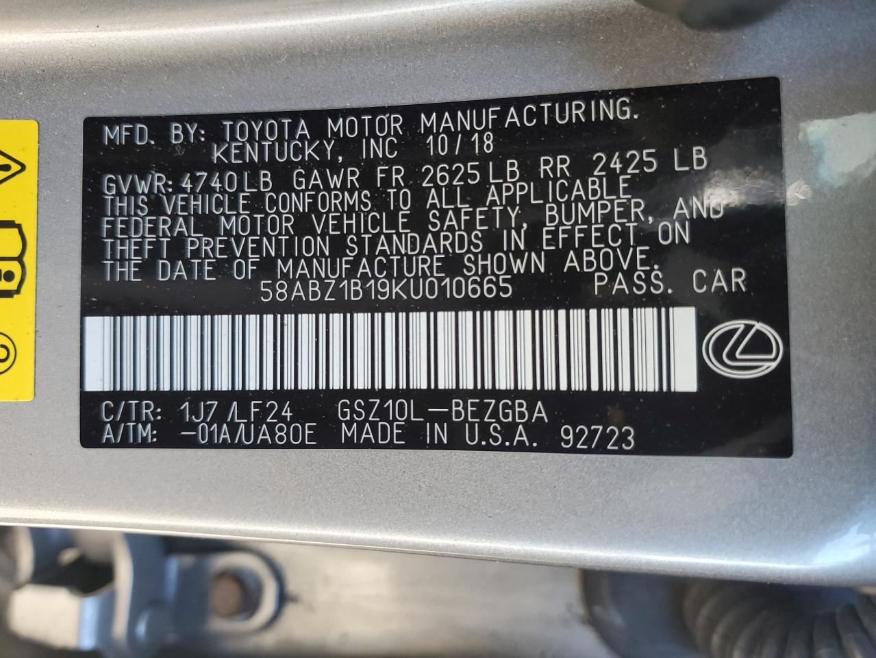2019 Lexus ES - Image 13