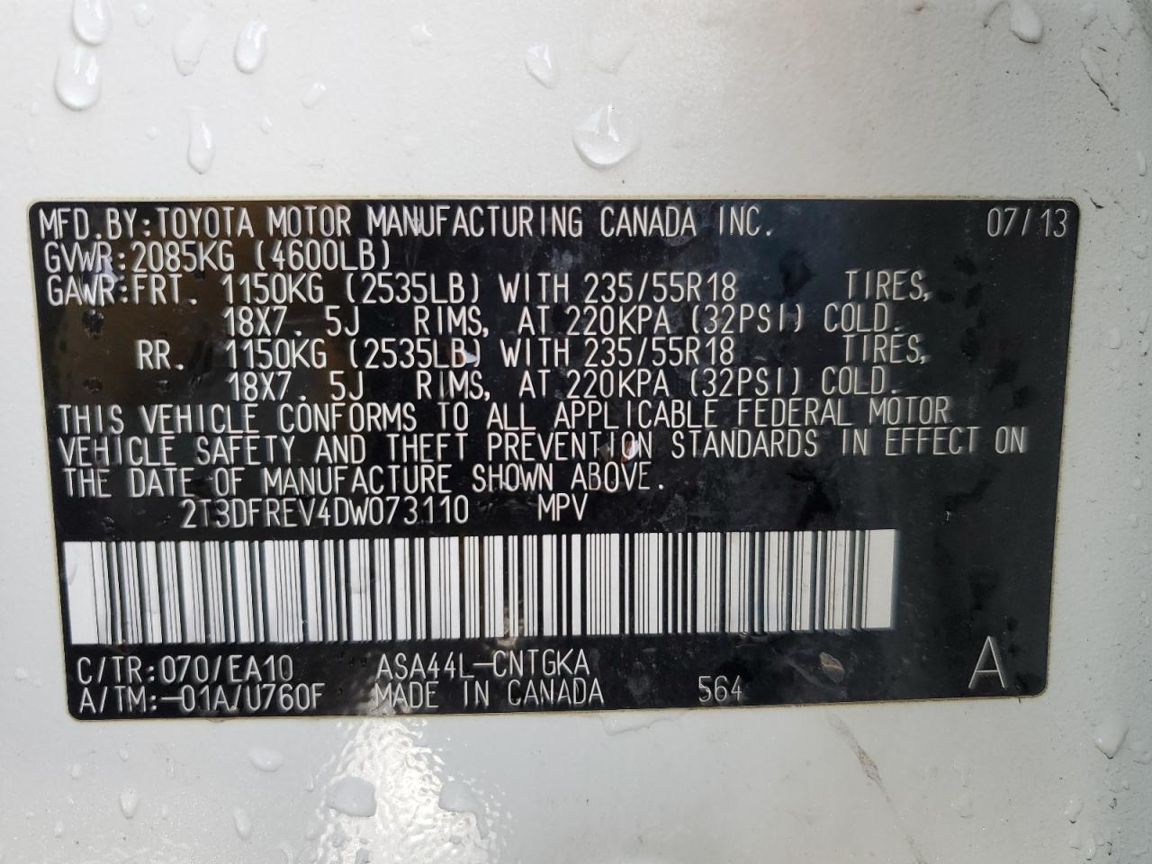 2013 Toyota RAV 4 - Image 14