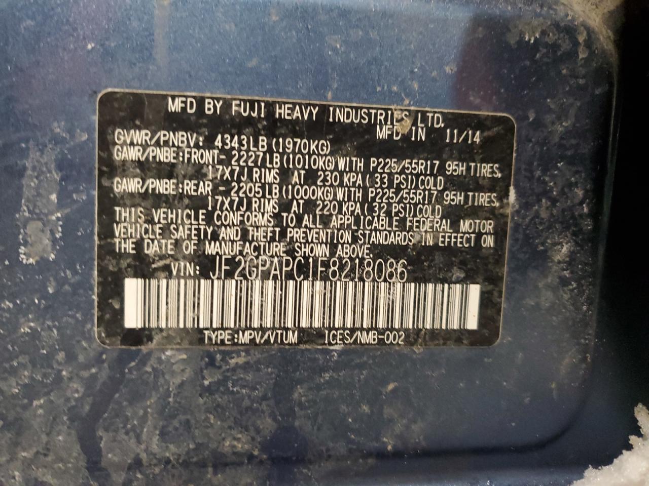 2015 Subaru XV - Image 12