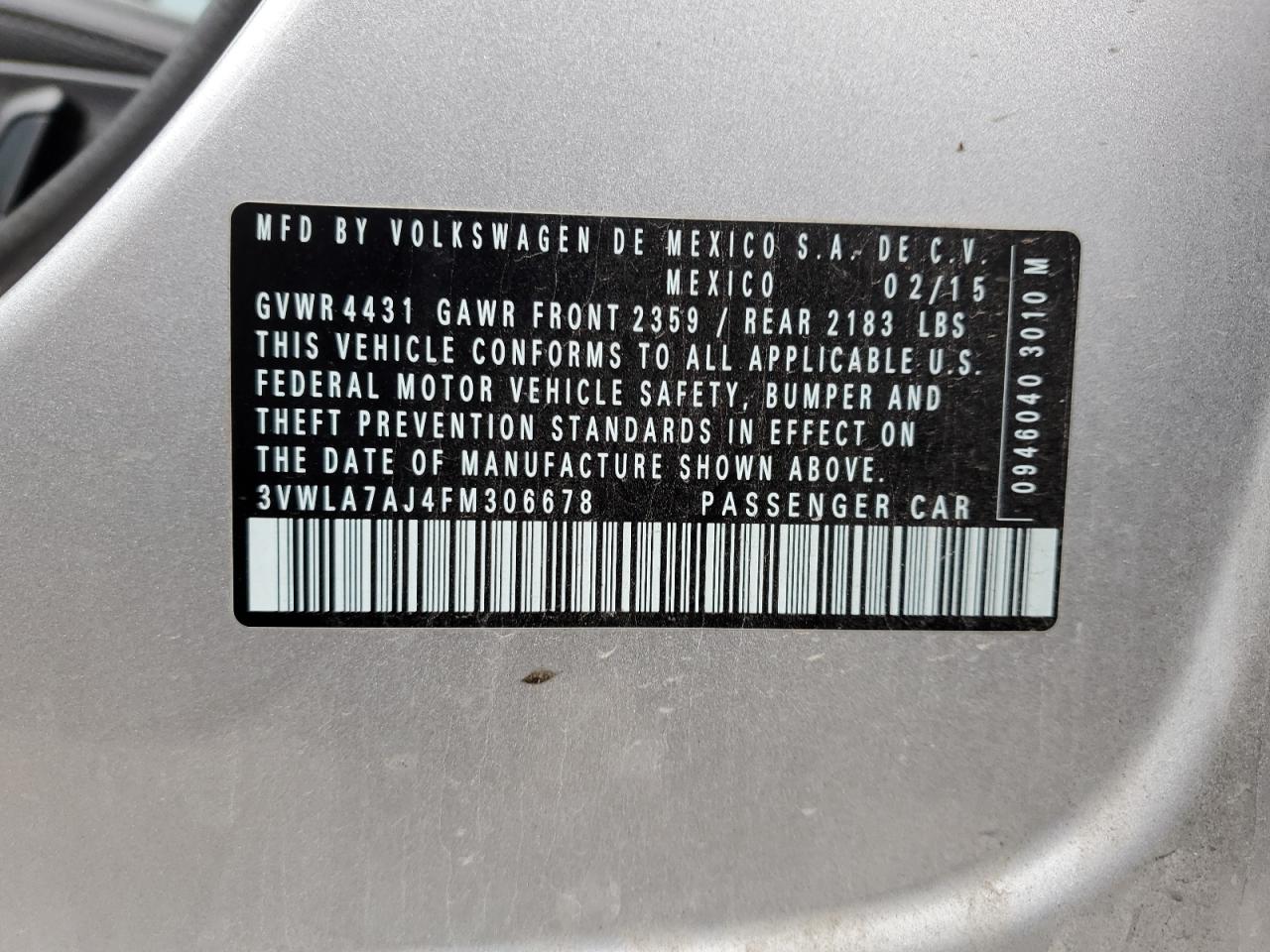 2015 Volkswagen Jetta - Image 12