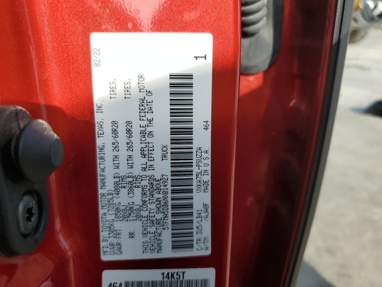 2022 Toyota Tundra - Image 12