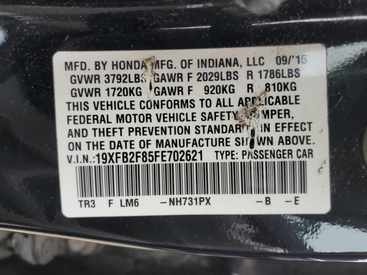 2015 Honda Civic - Image 12