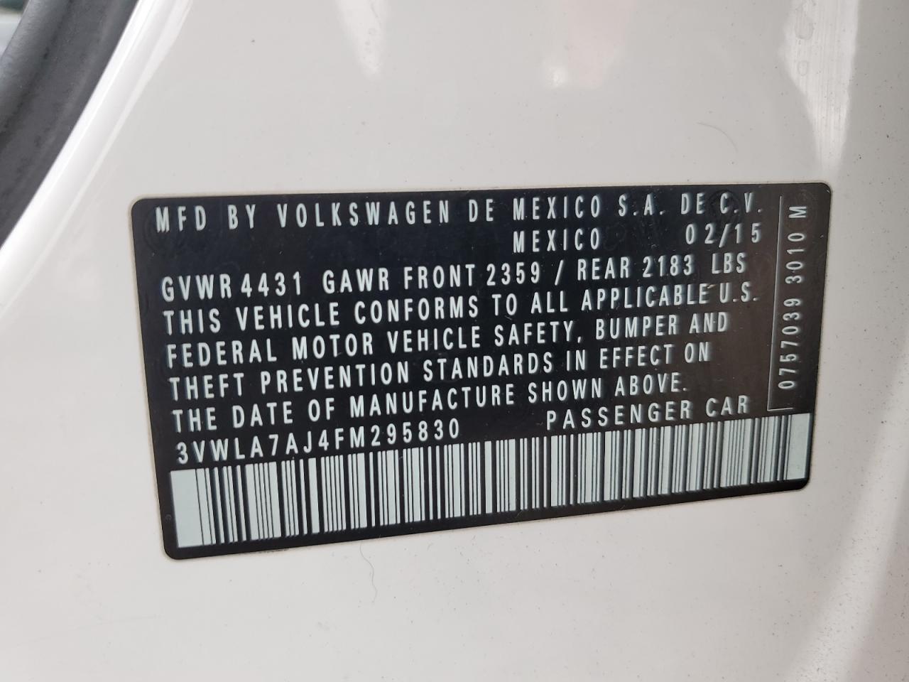 2015 Volkswagen Jetta - Image 12