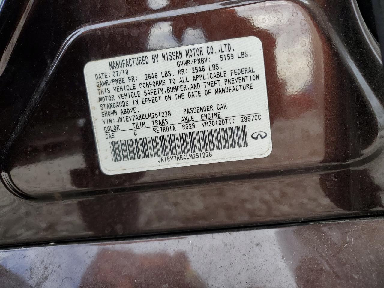 2020 Infiniti Q50 - Image 14