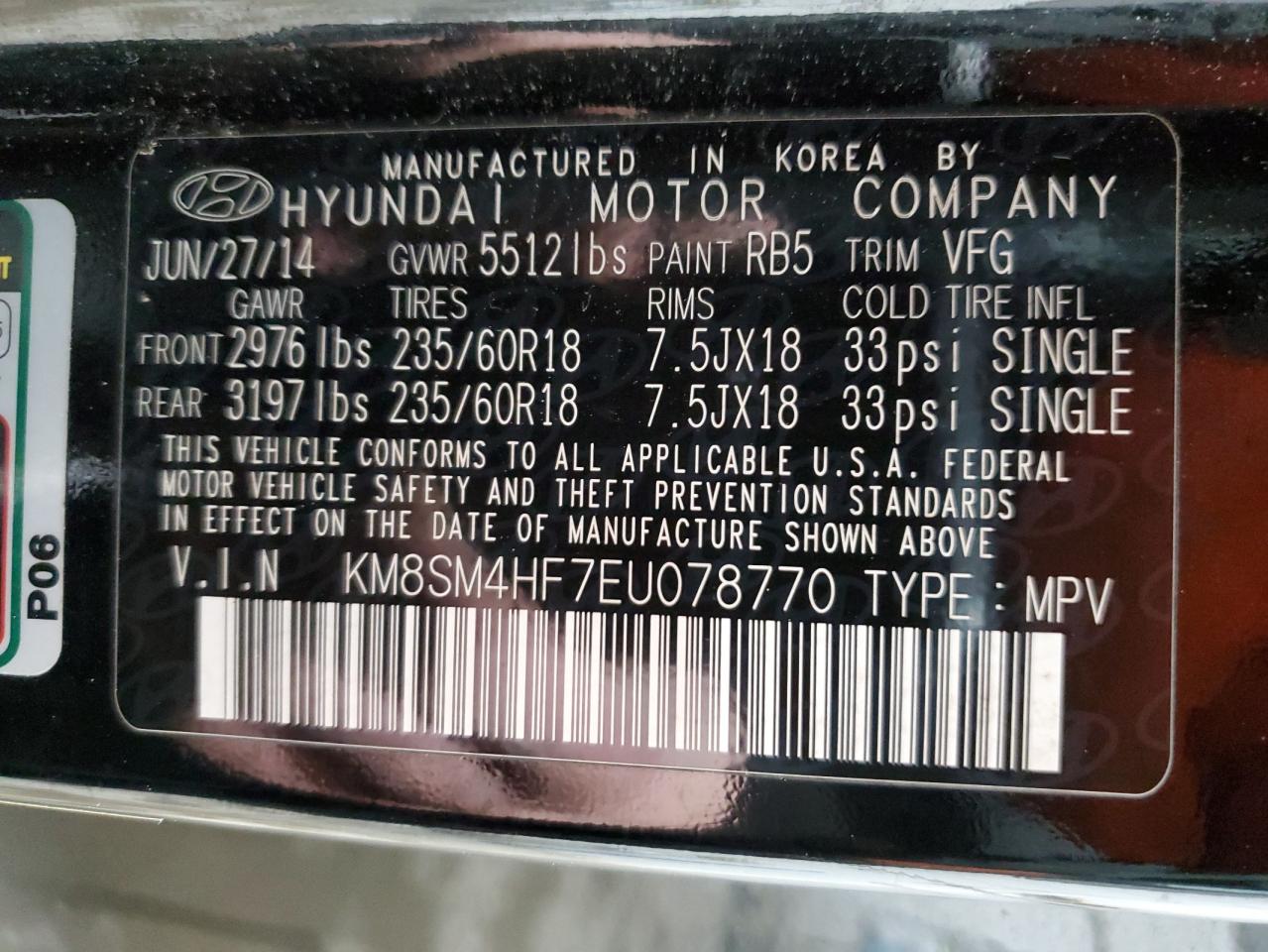 2014 Hyundai Santa Fe - Image 13