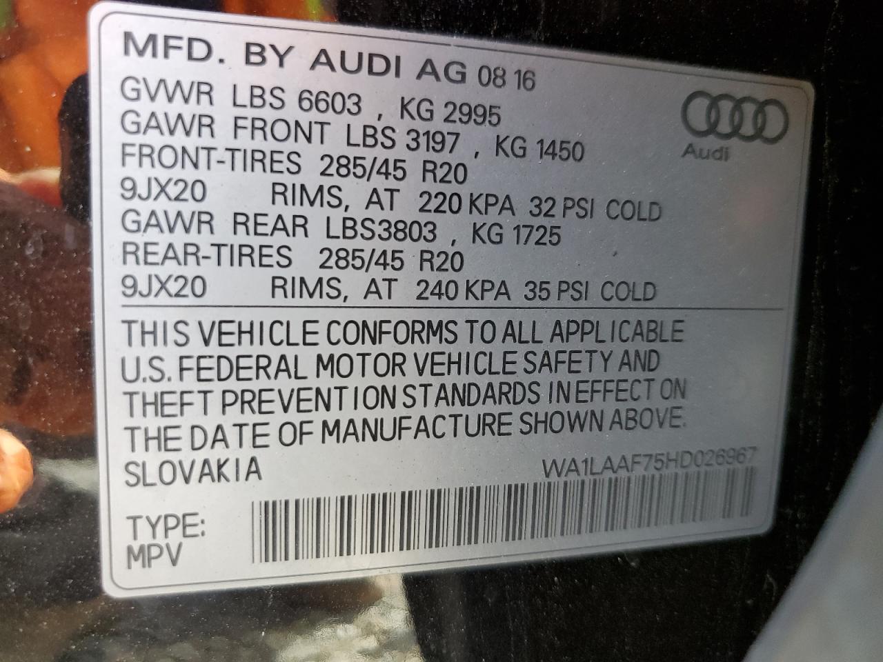 2017 Audi Q7 - Image 13