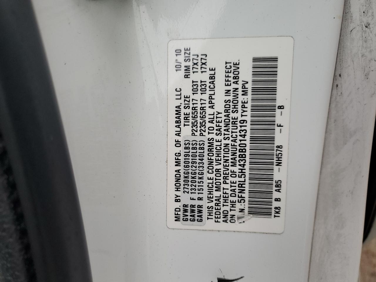 2011 Honda Odyssey - Image 12