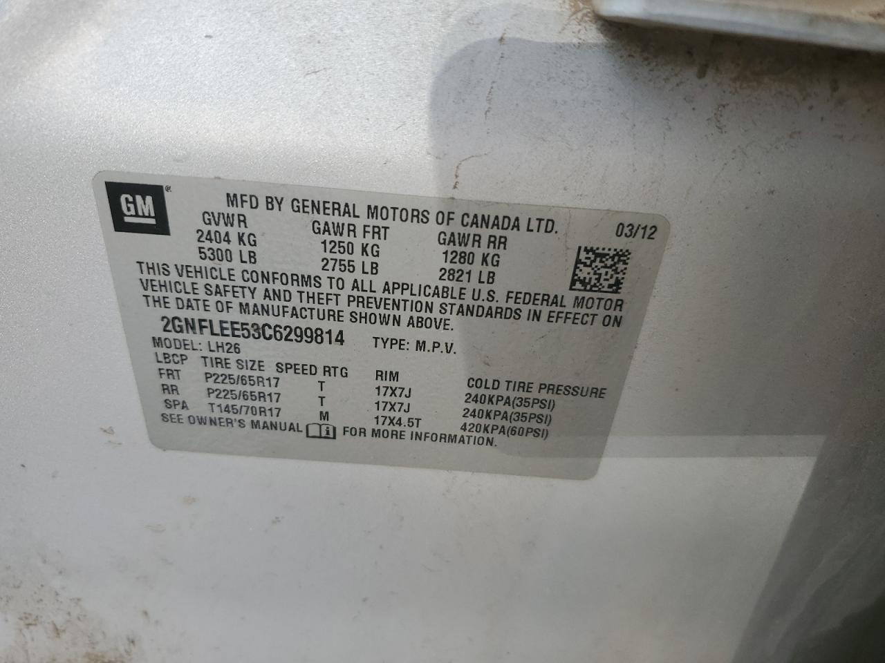 2012 Chevrolet Equinox - Image 15