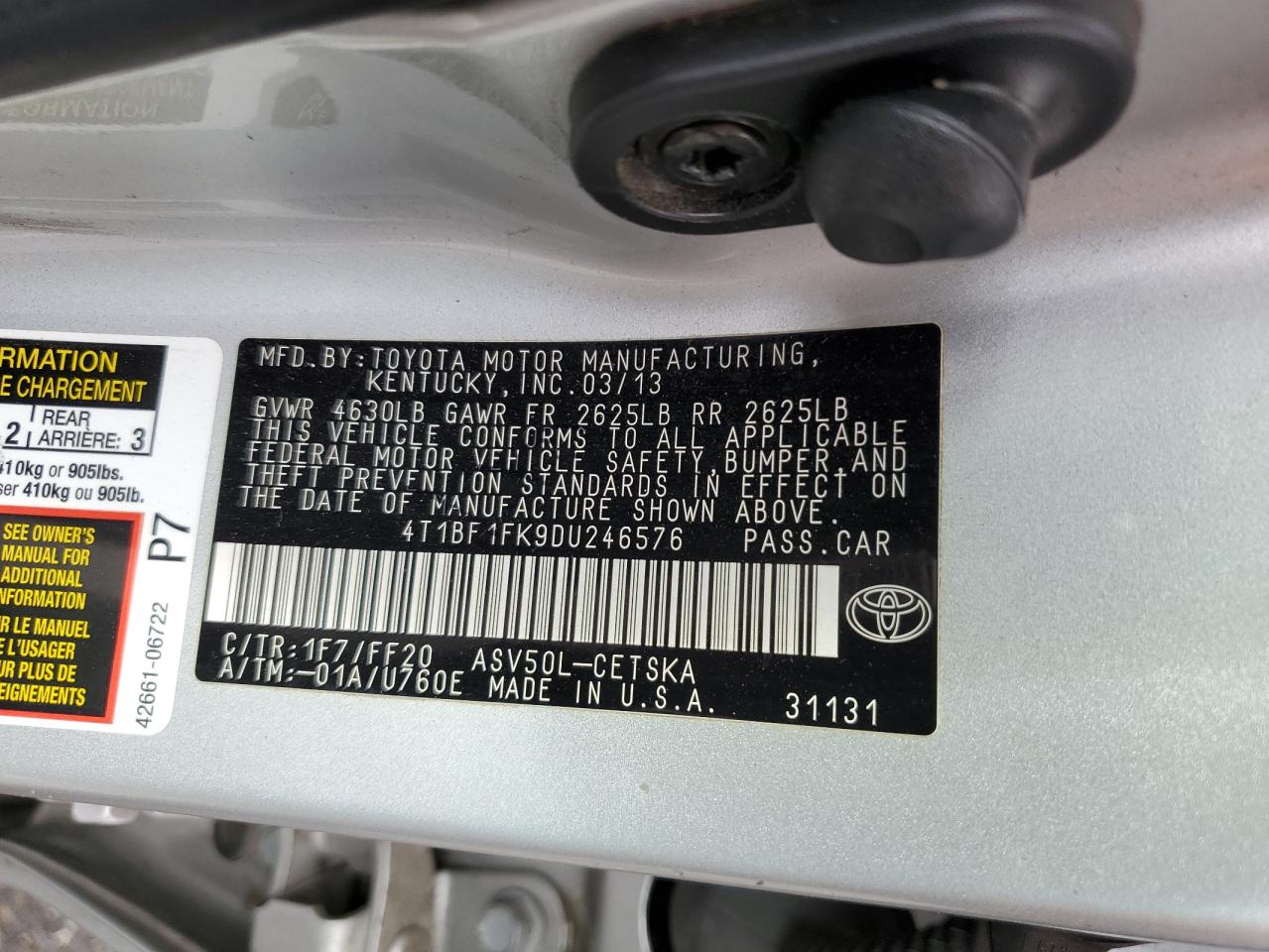 2013 Toyota Camry - Image 12