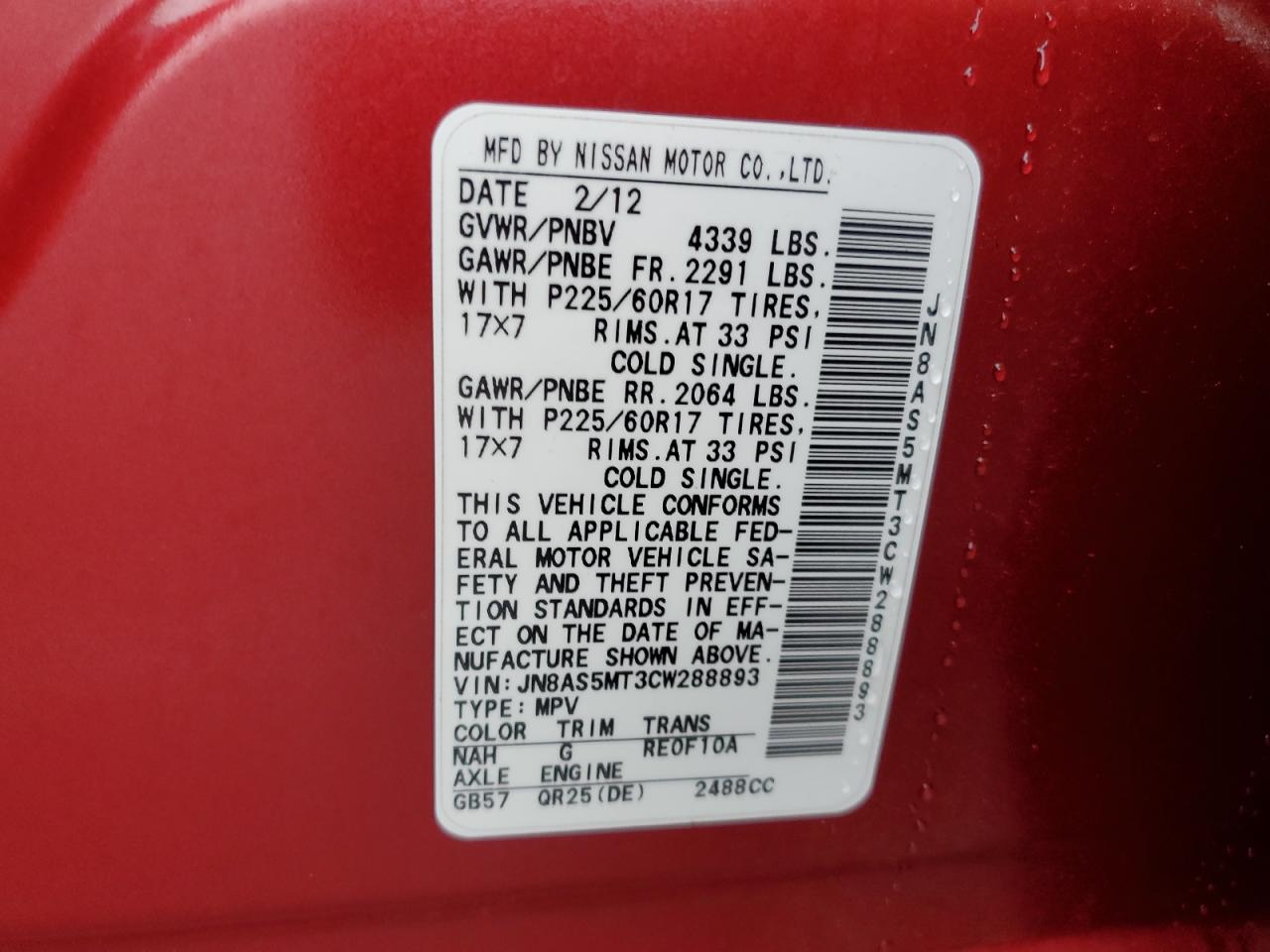 2012 Nissan Rogue - Image 13