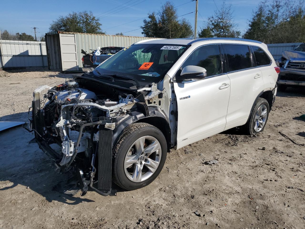 2017 Toyota Highlander Hybrid Limited за продажба в Midway, FL - Rear End