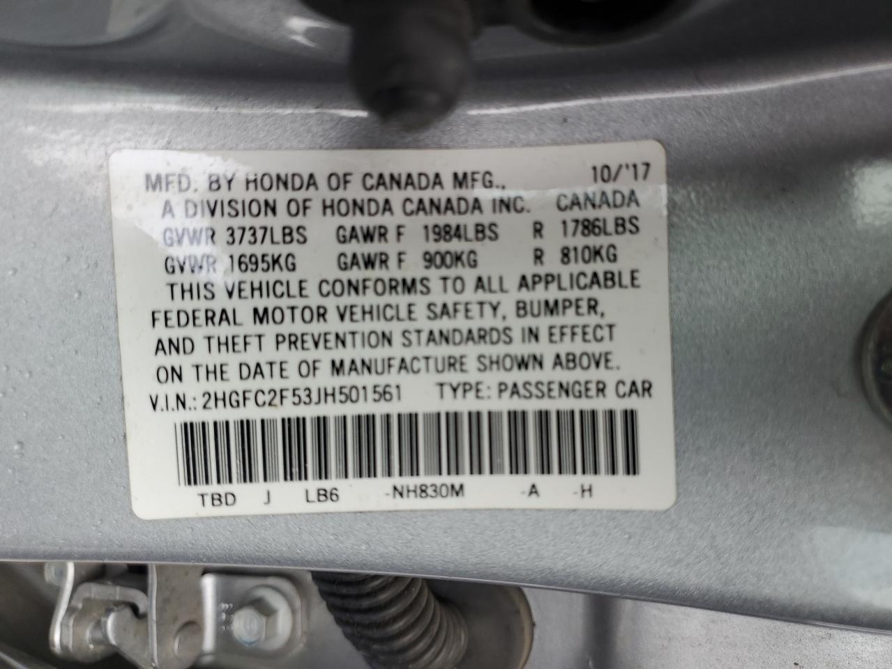 2018 Honda Civic - Image 12