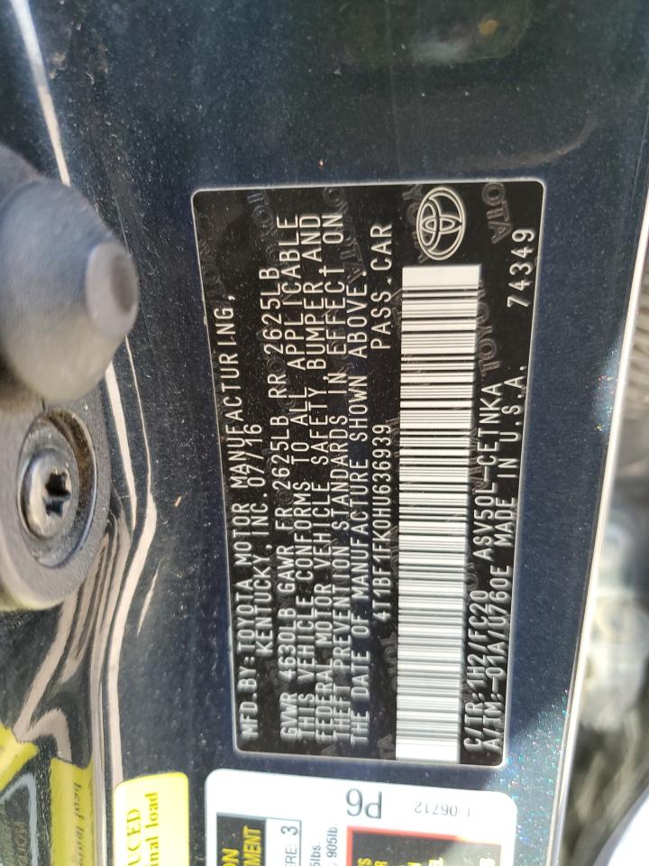 2017 Toyota Camry - Image 12