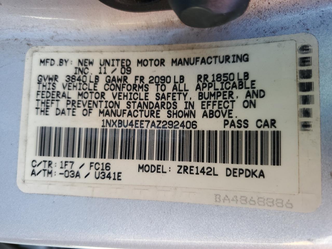 2010 Toyota Corolla - Image 12