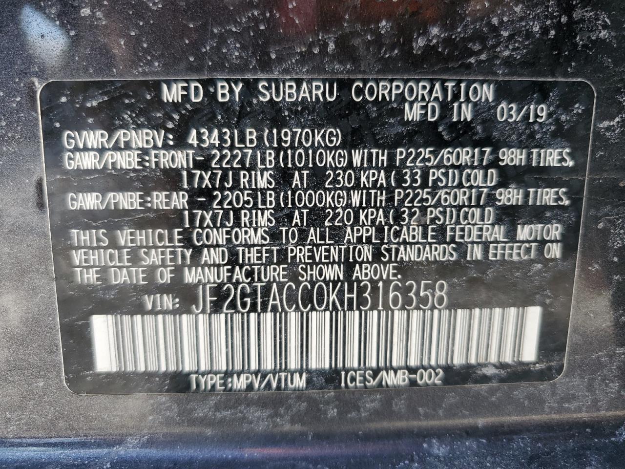 2019 Subaru XV - Image 13