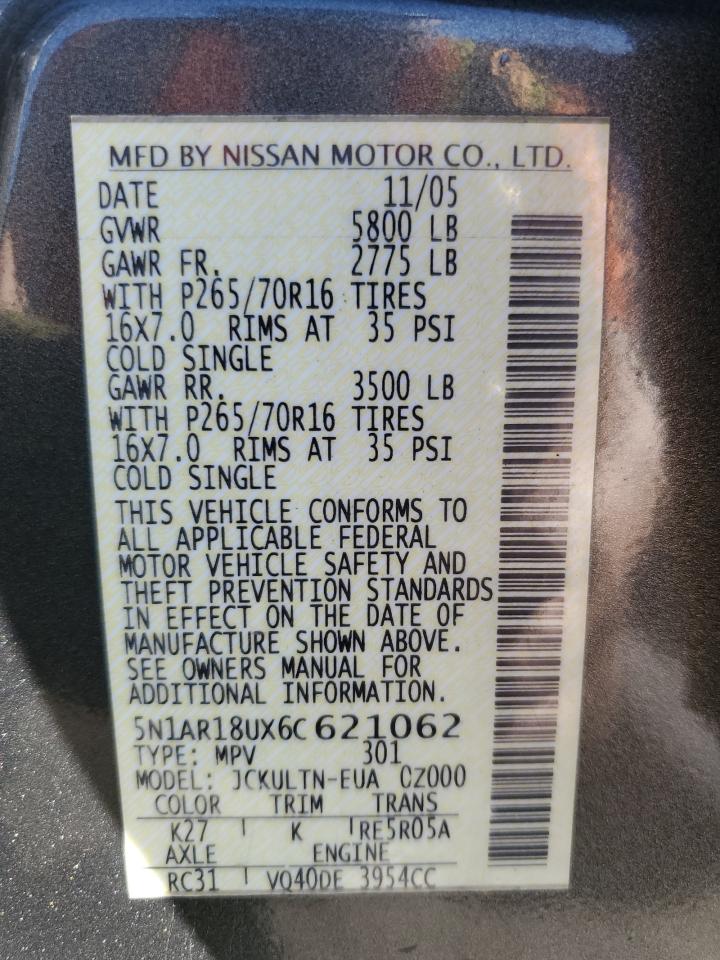 2006 Nissan Pathfinder - Image 15