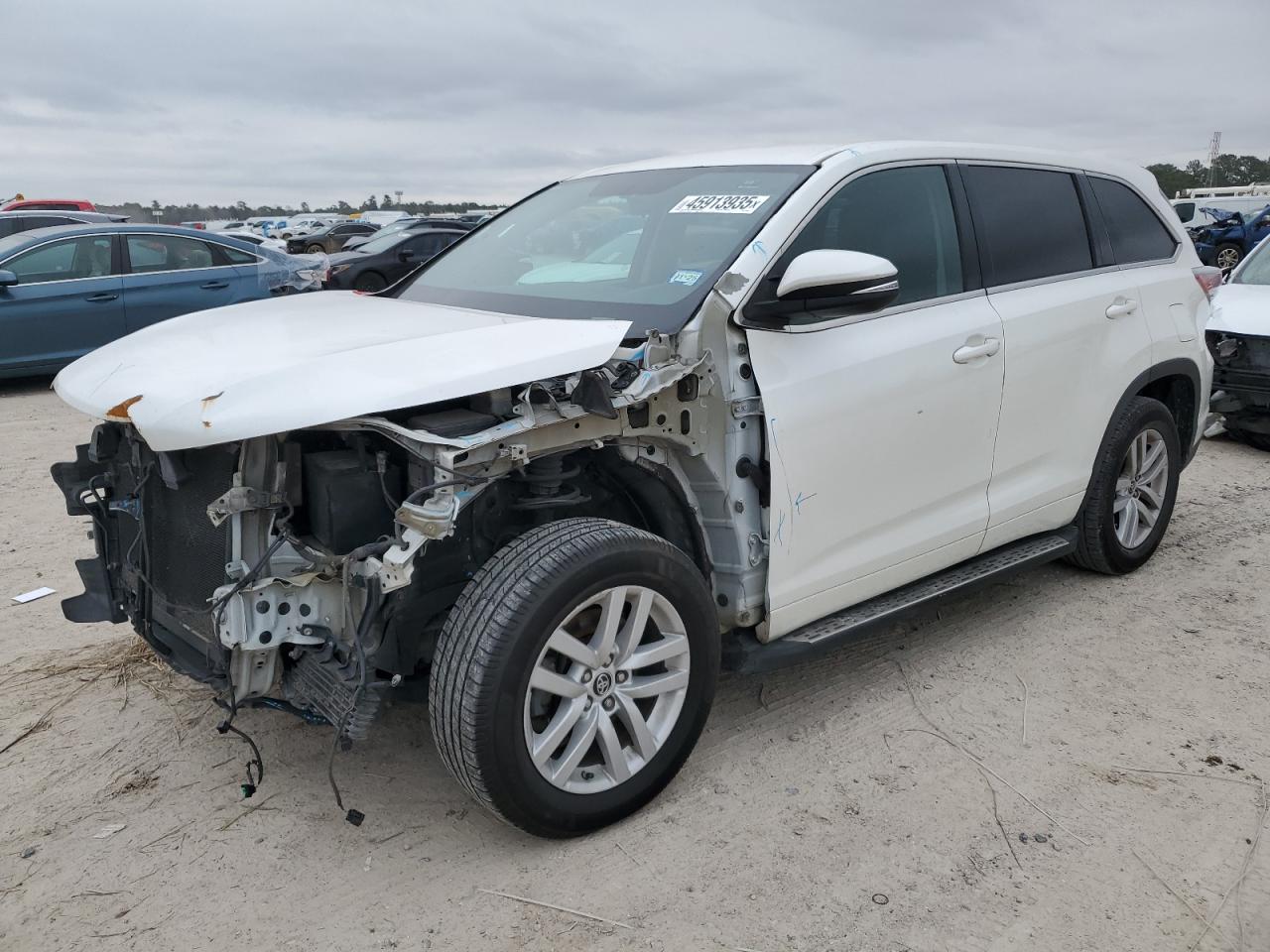5TDZKRFH8GS130618 TOYOTA HIGHLANDER 2016