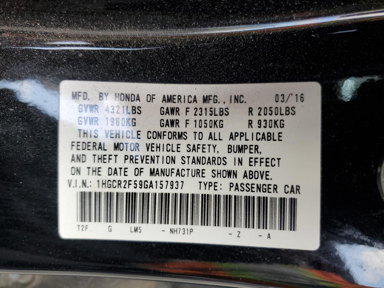 2016 Honda Accord - Image 13