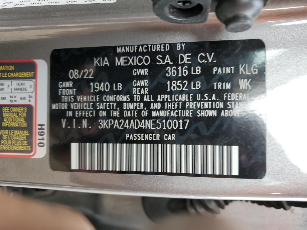2022 Kia Rio - Image 14