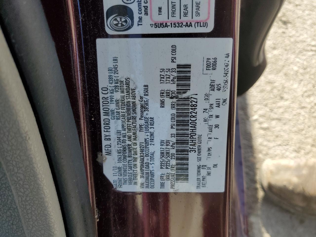 2012 Ford Fusion - Image 14