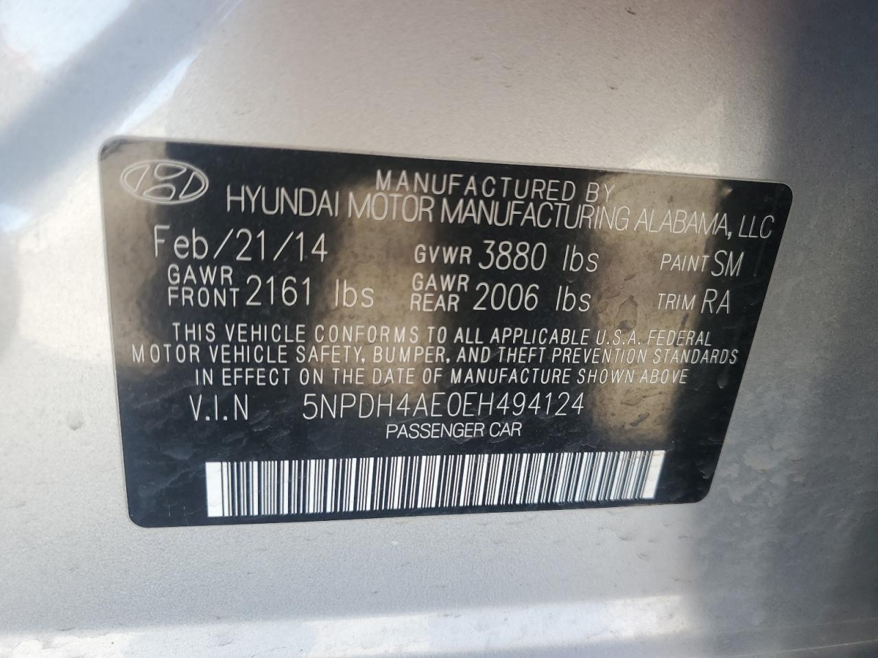2014 Hyundai Elantra - Image 12