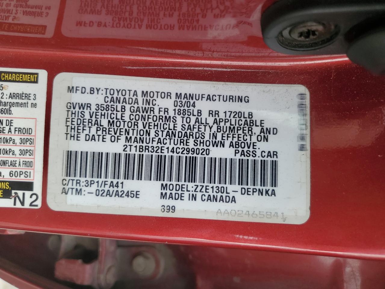 2004 Toyota Corolla - Image 14