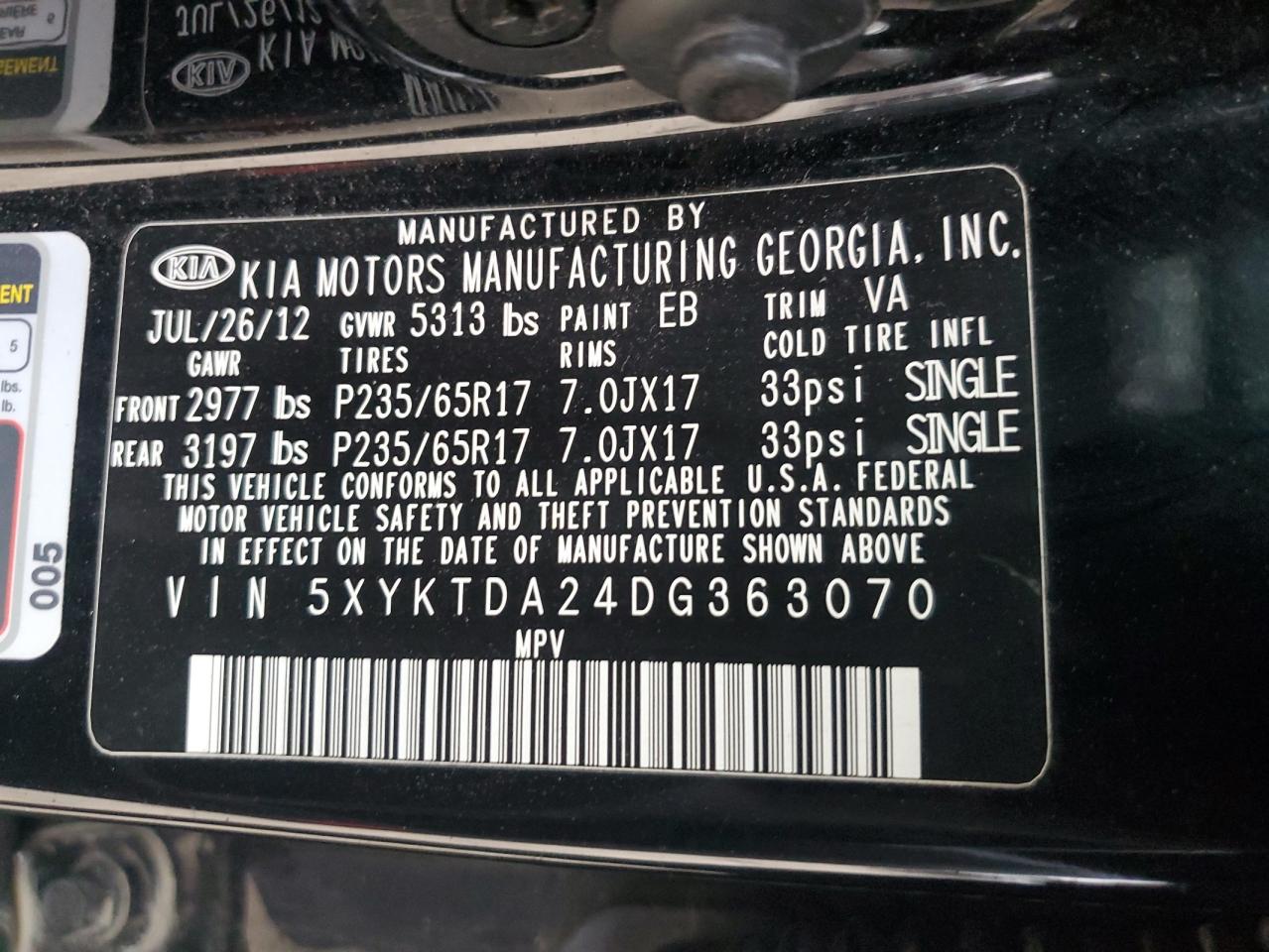 2013 Kia Sorento - Image 15