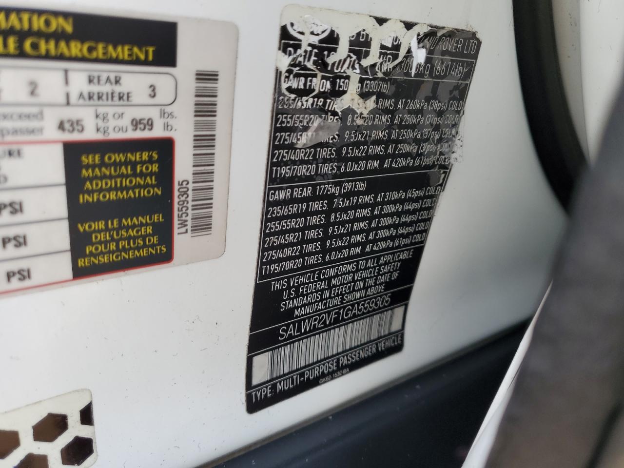 2016 Land Rover Range Rover - Image 15