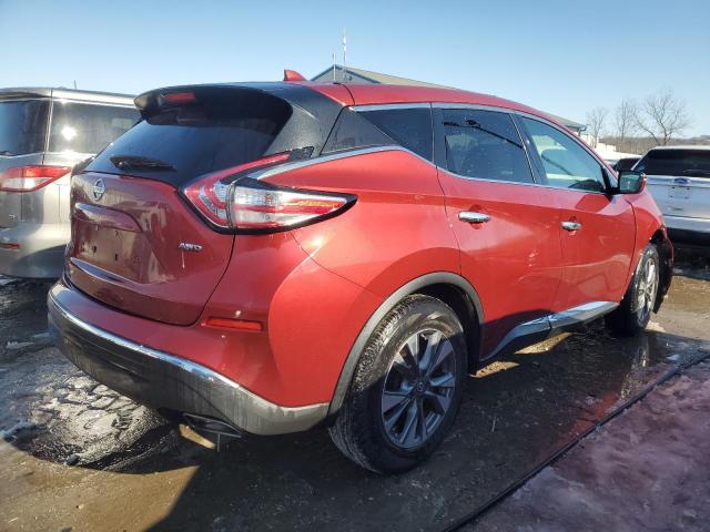  NISSAN MURANO 2017 Червоний