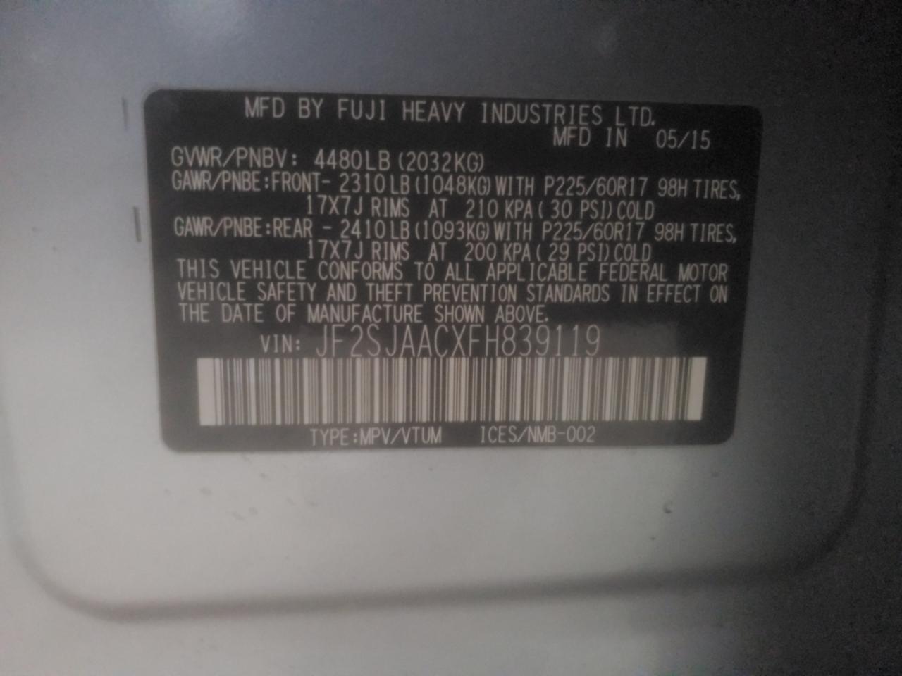 2015 Subaru Forester - Image 13