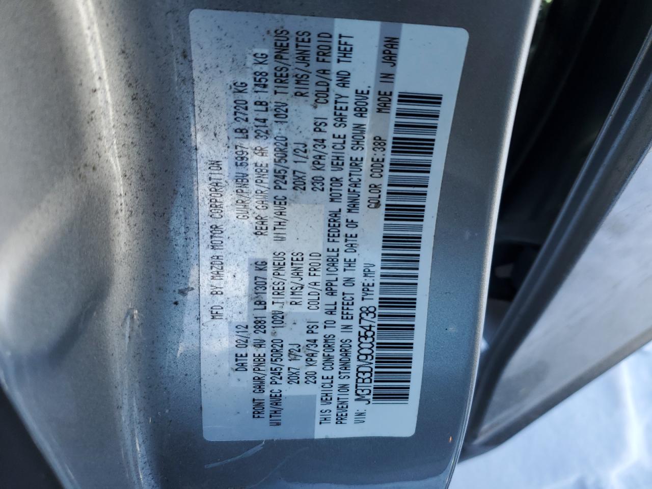 2012 Mazda CX-9 - Image 13